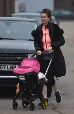 FERNE MCCANN Heading to a Gym in Essex 01/08/2018