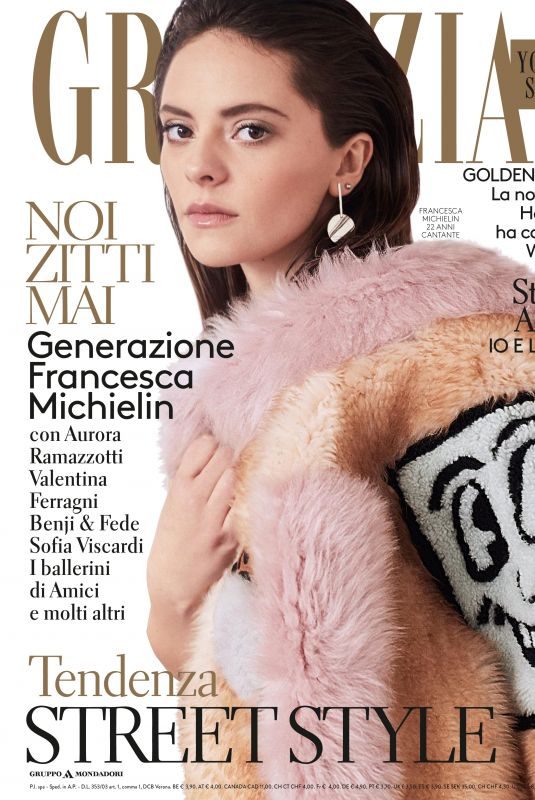 FRANCESCA MICHELIN in Grazia Magazine, Italy January 2018