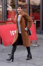 FRANKIE BRIDGE Out at Leicester Square in London 01/22/2018