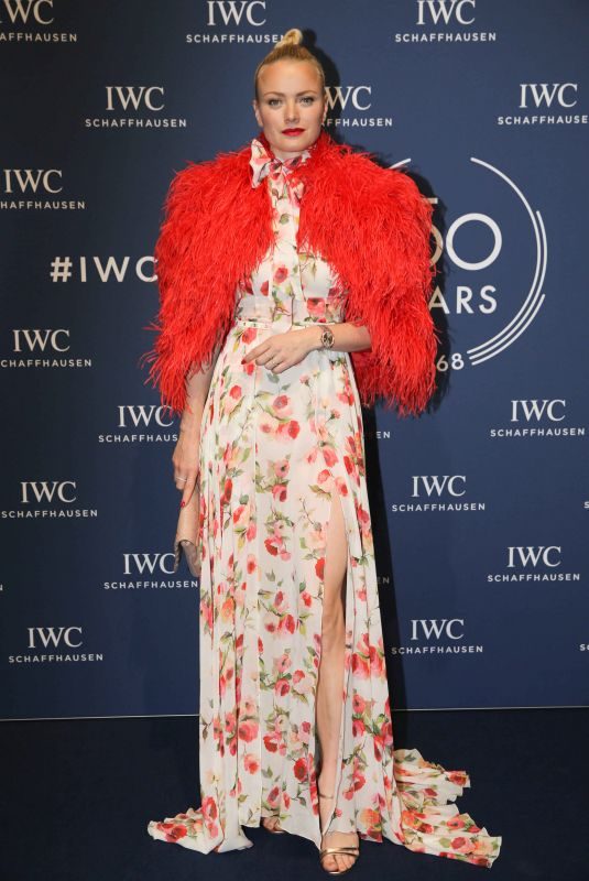 FRANZISKA KNUPPE at IWC Schaffhausen Gala at SIHH 2018 in Geneva 01/16/2018