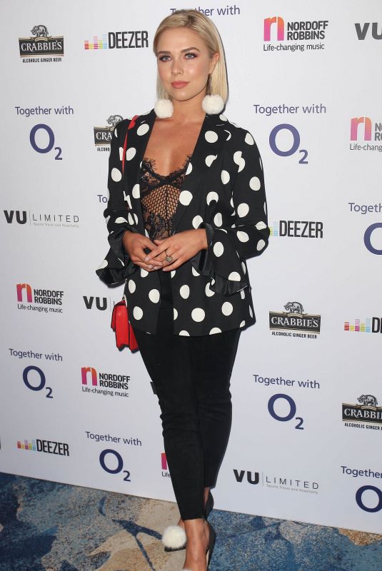 GABBY ALLEN at Nordoff Robbins Dinner in London 01/17/2018