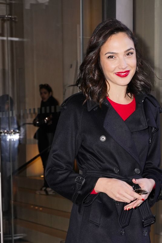 GAL GADOT Leaves Her Hotel in New York 01/09/2018