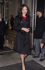 GAL GADOT Leaves Her Hotel in New York 01/09/2018