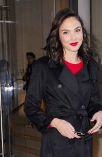 GAL GADOT Leaves Her Hotel in New York 01/09/2018