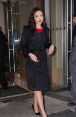 GAL GADOT Leaves Her Hotel in New York 01/09/2018