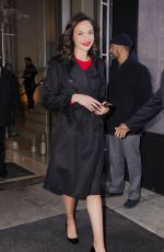 GAL GADOT Leaves Her Hotel in New York 01/09/2018
