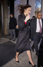 GAL GADOT Leaves Her Hotel in New York 01/09/2018