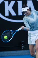GARBINE MUGURUZA at Australian Open Tennis Tournament in Melbourne 01/16/2018