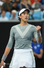 GARBINE MUGURUZA at Australian Open Tennis Tournament in Melbourne 01/16/2018