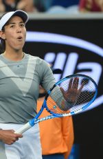 GARBINE MUGURUZA at Australian Open Tennis Tournament in Melbourne 01/16/2018