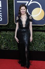 GEENA DAVIS at 75th Annual Golden Globe Awards in Beverly Hills 01/07/2018