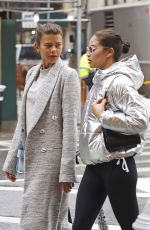 GEORGIA FOWLER and SHANINA SHAIK Leaves a Gym in New York 01/12/2018
