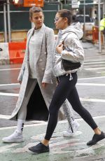 GEORGIA FOWLER and SHANINA SHAIK Leaves a Gym in New York 01/12/2018