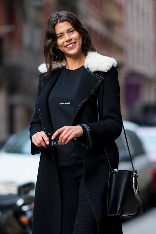 GEORGIA FOWLER Out and About in New York 01/20/2018