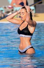 GEORGIA HARRISON in Bikini on Vacation in Dubai 01/18/2018