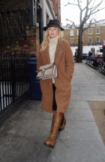 GEORGIA TOFFOLO Leaves Bluebird Restaurant in London 01/25/2018