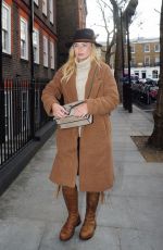 GEORGIA TOFFOLO Leaves Bluebird Restaurant in London 01/25/2018
