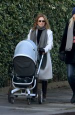 GERI HALLIWELL Out and About  in London 01/17/2018