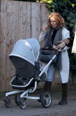 GERI HALLIWELL Out and About  in London 01/17/2018