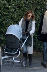 GERI HALLIWELL Out and About  in London 01/17/2018