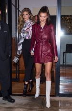 GIGI and BELLA HADID Night Out in New York 01/11/2018