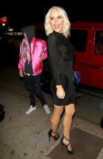 GIGI GORGEOUS Leaves Delilah Nightclub in West Hollywood 01/11/2018