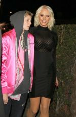 GIGI GORGEOUS Leaves Delilah Nightclub in West Hollywood 01/11/2018