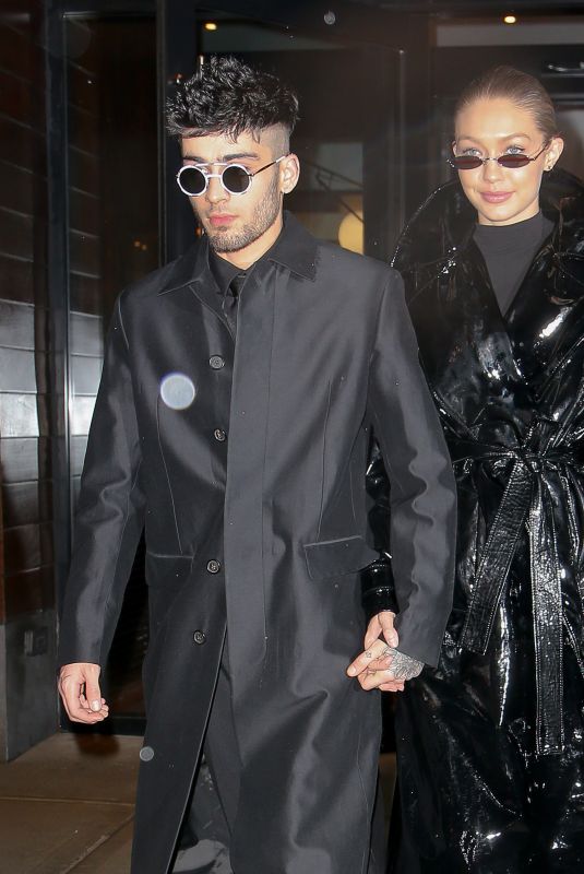 GIGI HADID and Zayn Malik Out to Celebrate Zayn