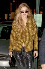 GIGI HADID Arrives at Her Apartment in New York 01/16/2018