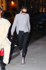 GIGI HADID Arrives at Her Home in New York 01/15/2018