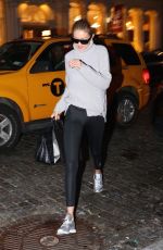 GIGI HADID Arrives at Her Home in New York 01/15/2018