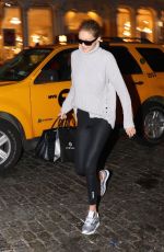 GIGI HADID Arrives at Her Home in New York 01/15/2018