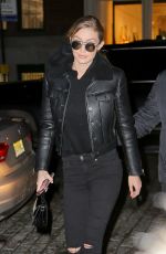 GIGI HADID Arrives at Her Home in New York 01/17/2018