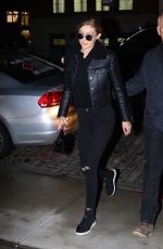 GIGI HADID Arrives at Her Home in New York 01/17/2018