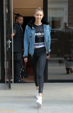 GIGI HADID Leaves Her Apartment in New York 01/19/2018