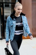 GIGI HADID Leaves Her Apartment in New York 01/19/2018
