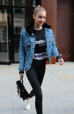 GIGI HADID Leaves Her Apartment in New York 01/19/2018