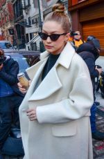 GIGI HADID Leaves Her Home in New York 01/10/2018