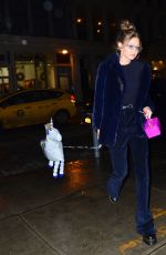 GIGI HADID Night Out in New York 01/08/2018