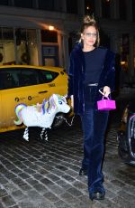 GIGI HADID Night Out in New York 01/08/2018
