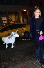 GIGI HADID Night Out in New York 01/08/2018