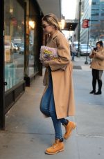 GIGI HADID Out and About in New York 01/13/2018