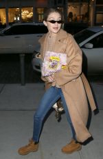 GIGI HADID Out and About in New York 01/13/2018