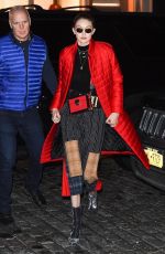 GIGI HADID Out and About in New York 01/23/2018