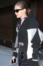 GIGI HADID Out and About in New York 01/24/2018