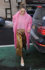 GIGI HADID Out for Lunch in New York 01/09/2018
