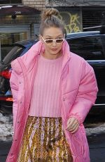 GIGI HADID Out for Lunch in New York 01/09/2018