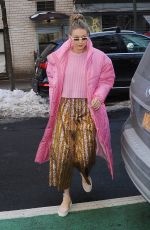 GIGI HADID Out for Lunch in New York 01/09/2018