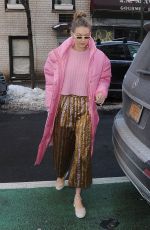 GIGI HADID Out for Lunch in New York 01/09/2018