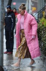 GIGI HADID Out for Lunch in New York 01/09/2018